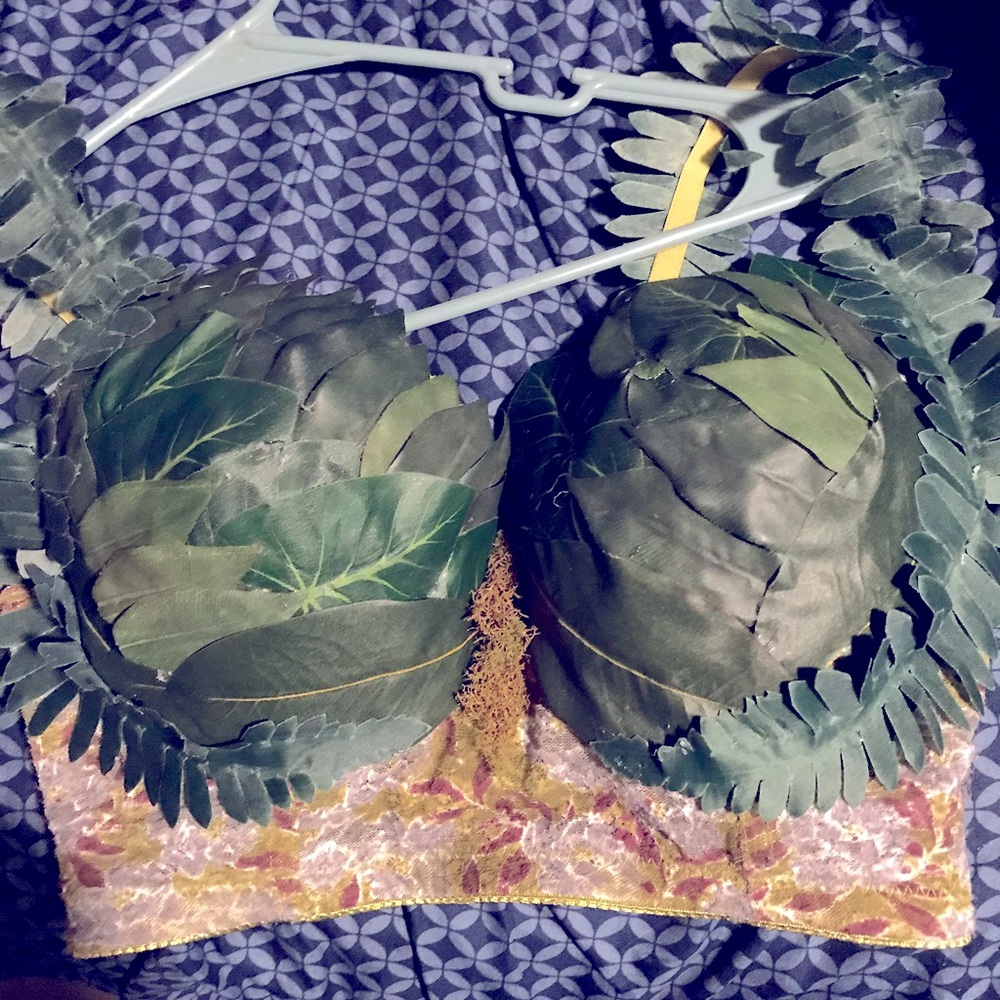 Custom woodland fairy bra top